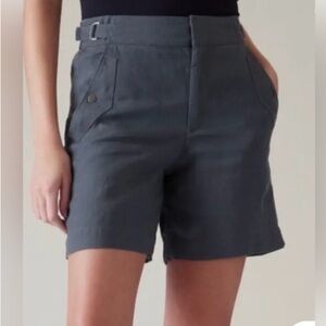 COPY - NWT-Athleta Granite Blue Voyager Linen Short